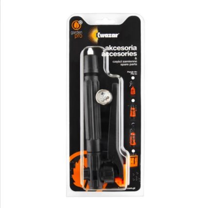 Kwazar Wand Trigger Handle with Pressure Gauge